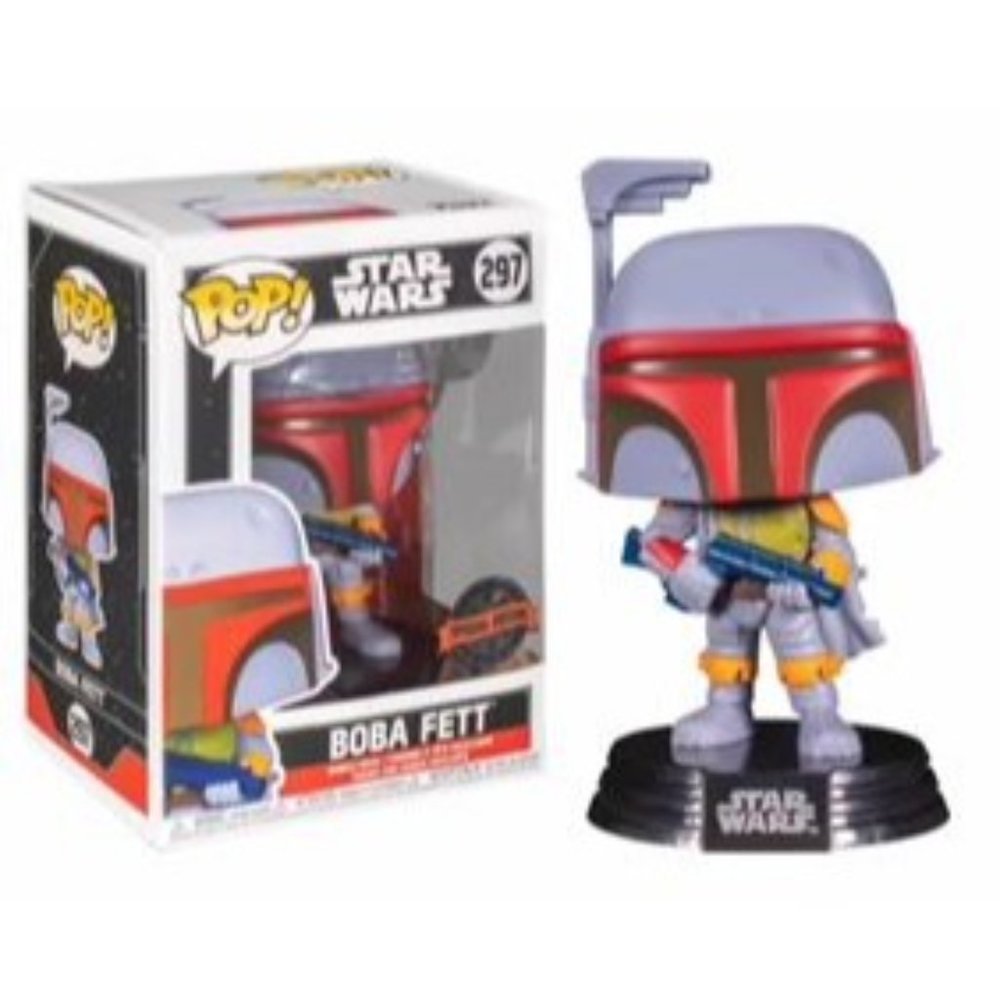 COPY - Funko Pop Star Wars : Vintage Boba Fett #297 Vinyl Special Exclusive "MI…